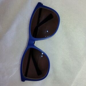 Armani Exchange Blue Prescription Sunglasses. Silver Arms.